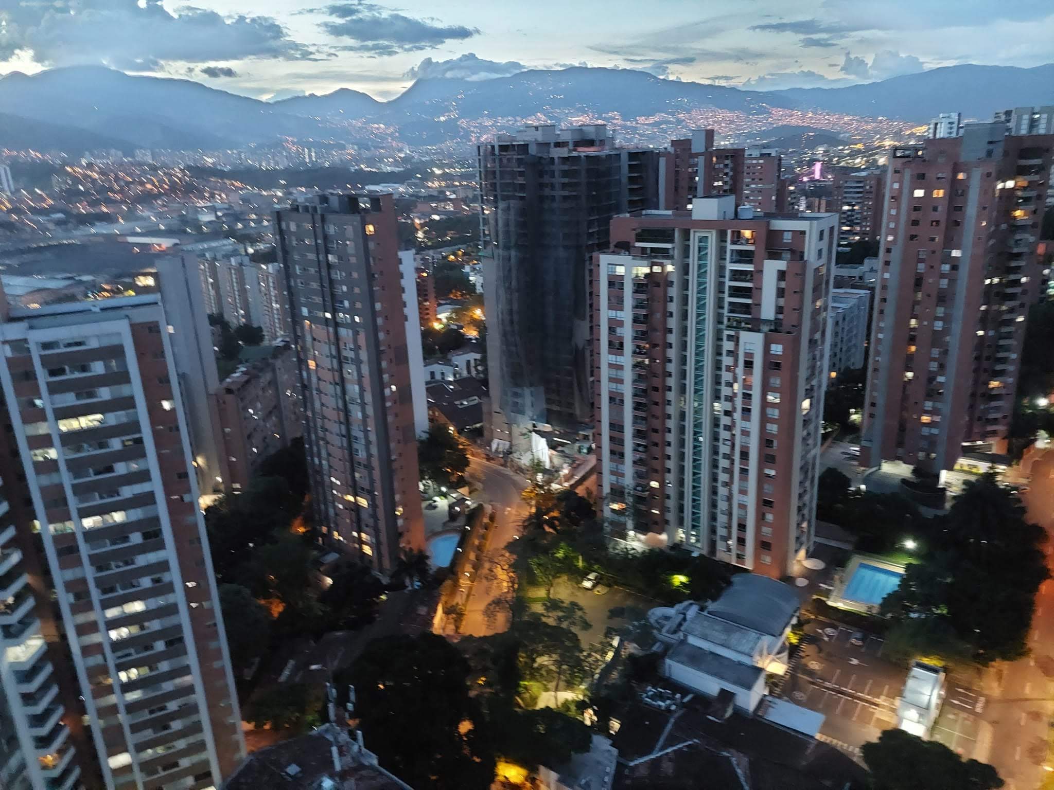 Modern buildings in Envigado